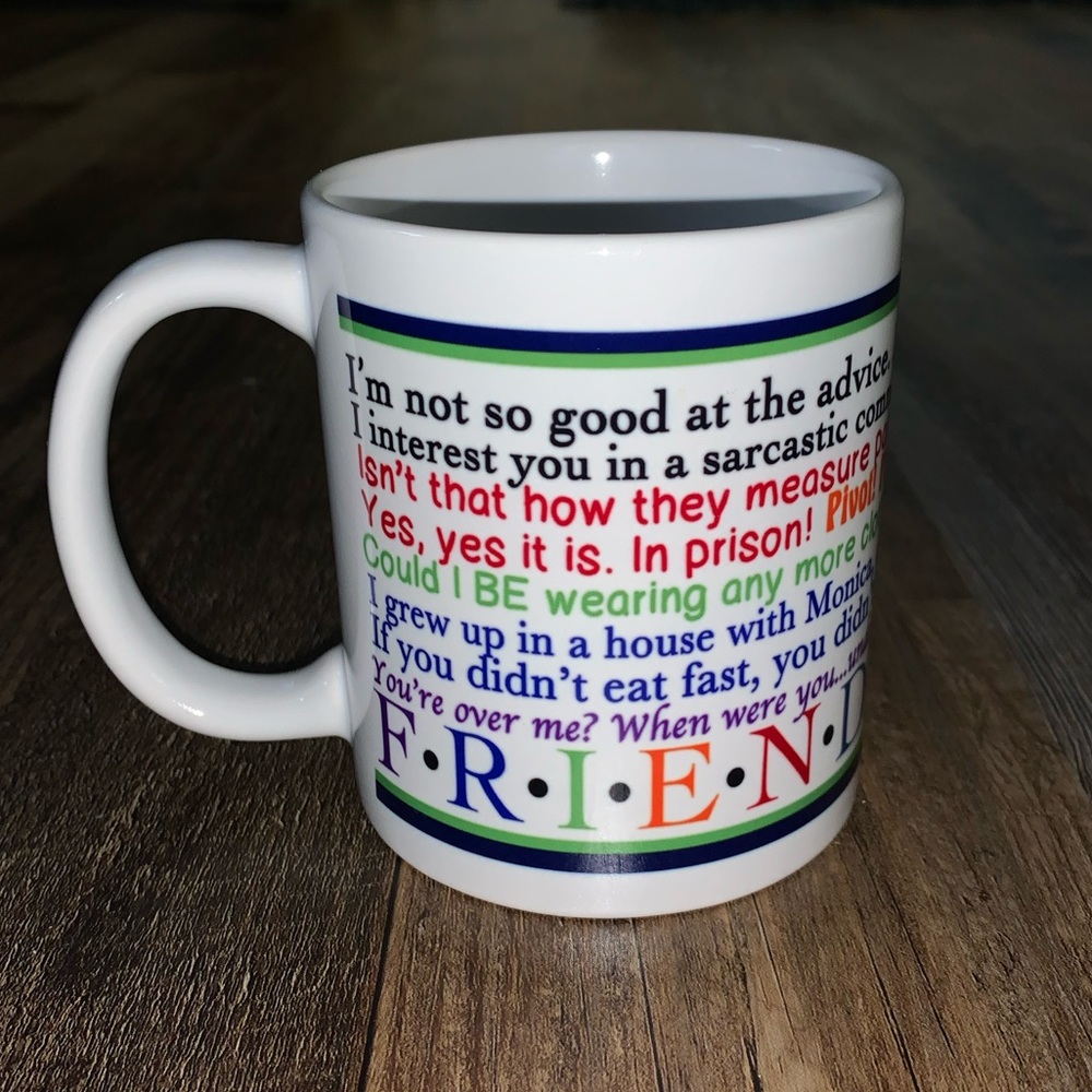 FRIENDS quotes mug